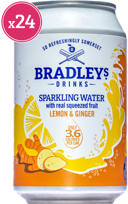 Lemon and Ginger Sparkling Water